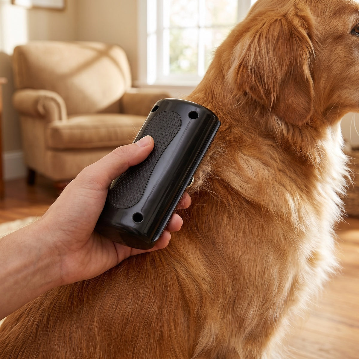 Pettine Deshedding 2-in-1 PetAura™ | Rimuovi Peli e Nodi Senza Sforzo
